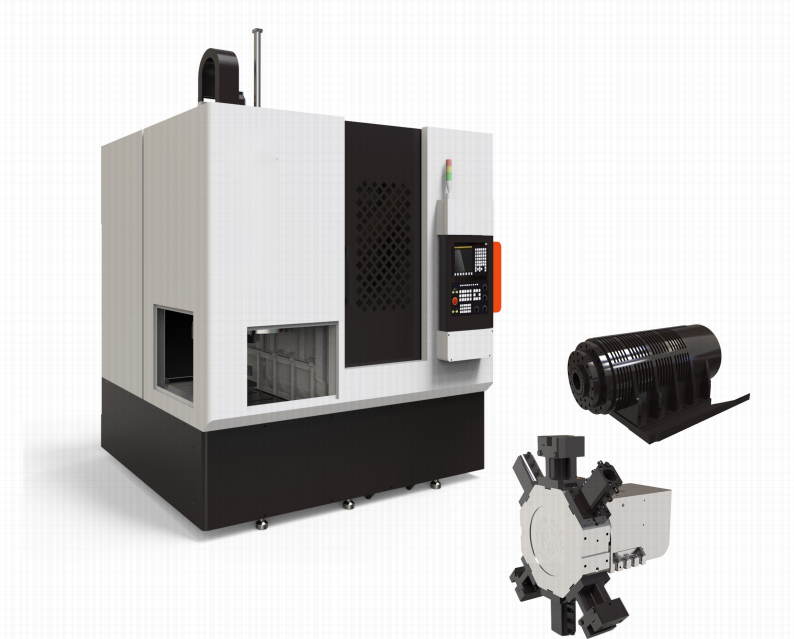 Вертикальный токарный станок с ЧПУ серии RFCL inverted lathe - это высокоточный и высокопроизводительный токарный станок с ЧПУ с перевернутым шпинделем, разработанный компанией Nippon Steel.Применена перевернутая конструкция шпинделя, при которой шпиндель расположен сверху, а револьверная головка - снизу, что способствует обработке выступа.u Цельная станина большой площади, прямоугольная стойка большого сечения, отвечающая требованиям эксплуатации высоконагруженного и высокоскоростного электрического шпинделя.Встроенный электрический шпиндель, высокоскоростная конструкция с высокой жесткостью, бесступенчатая регулировка скорости позволяют добиться постоянной линейной скорости резки и высокой скорости резания.u Ось X имеет дополнительный ход загрузки и разгрузки, а шпиндель может быть перемещен в полость левого канала для захвата заготовки.u Интерфейс канала подачи материала для заготовки расположен с левой стороны, и с помощью устройства загрузки и выгрузки можно осуществлять длительную автоматизированную обработку без участия оператора.u Он особенно подходит для автоматизированной обработки колес, шестерен, тормозных барабанов и других деталей